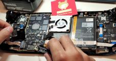 repairing a steam deck motherboard